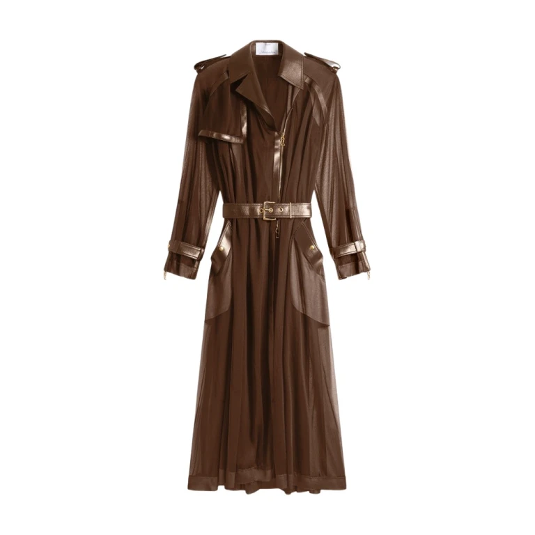Schiaparelli Trench Transparent Coats in Schiaparelli Authentic Luxury Fashion at Luxury Shoes 