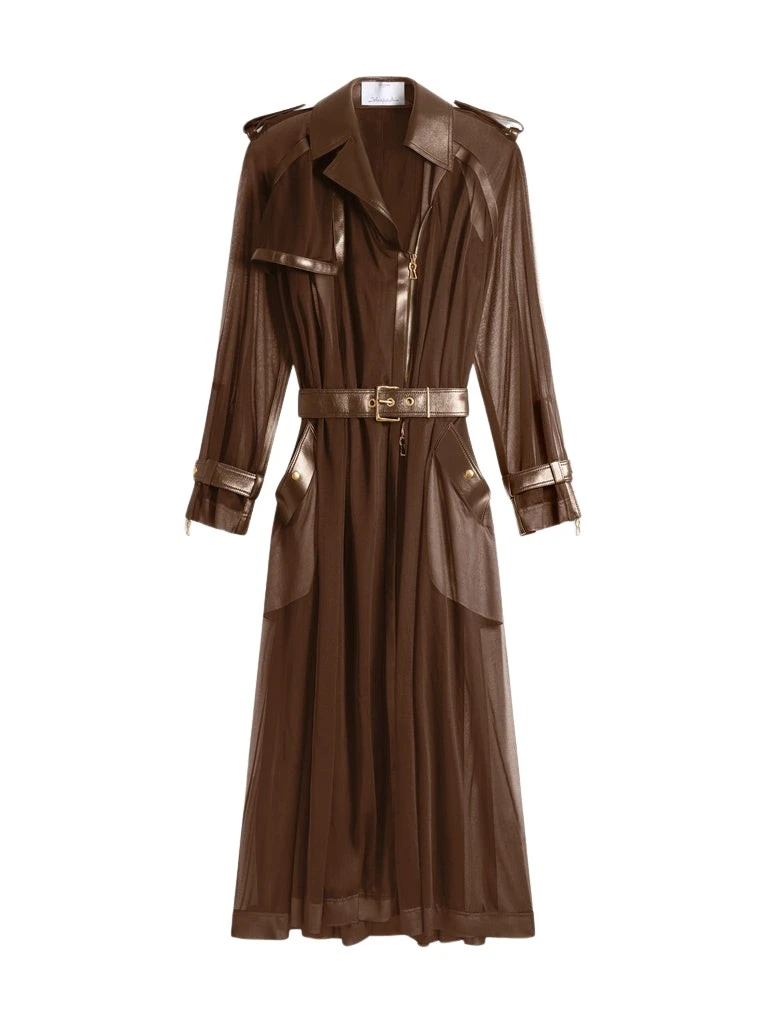 Schiaparelli-Trench-Transparent-335887_nobg Schiaparelli Trench Transparent Coats in Schiaparelli Authentic Luxury Fashion at Luxury Shoes