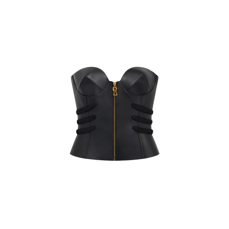Schiaparelli Trompe L'Oeil Bustier Tops in Schiaparelli Authentic Luxury Fashion at Luxury Shoes 