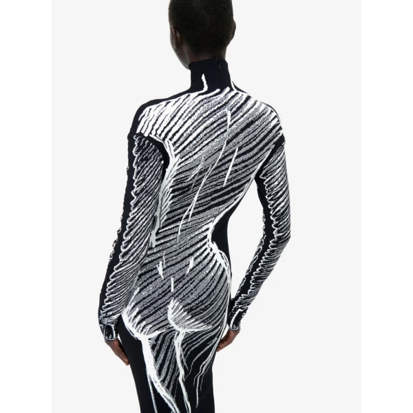 Schiaparelli Trompe L'Oeil Dress Dresses in Schiaparelli Authentic Luxury Fashion at Luxury Shoes 