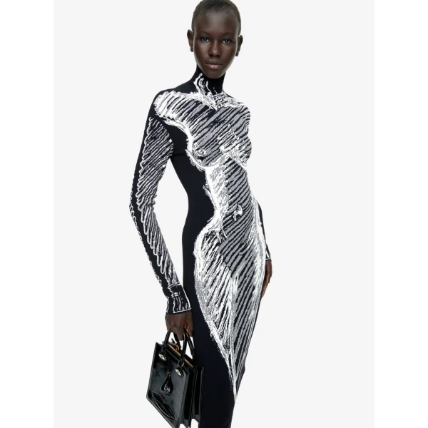 Schiaparelli Trompe L'Oeil Dress Dresses in Schiaparelli Authentic Luxury Fashion at Luxury Shoes 
