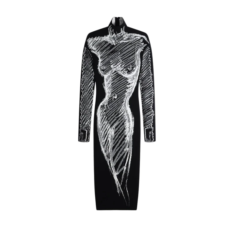 Schiaparelli Trompe L'Oeil Dress Dresses in Schiaparelli Authentic Luxury Fashion at Luxury Shoes 