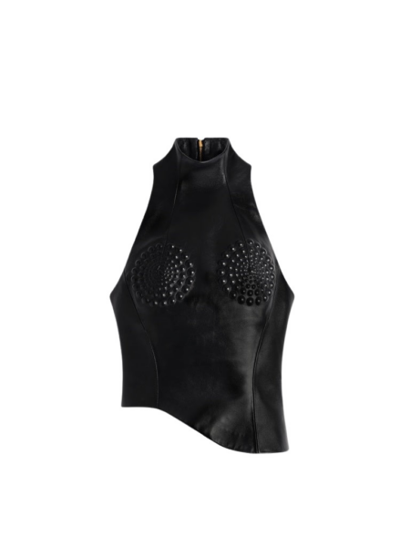 Schiaparelli Trompe L'Oeil Wave Top Tops in Schiaparelli Authentic Luxury Fashion at Luxury Shoes 