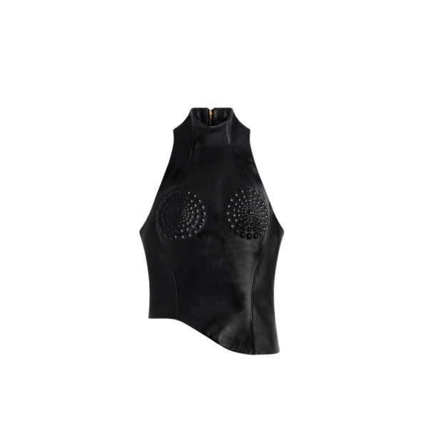 Schiaparelli Trompe L'Oeil Wave Top Tops in Schiaparelli Authentic Luxury Fashion at Luxury Shoes 