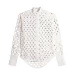 Schiaparelli Tuxedo Shirt Tops in Schiaparelli Authentic Luxury Fashion at Luxury Shoes 