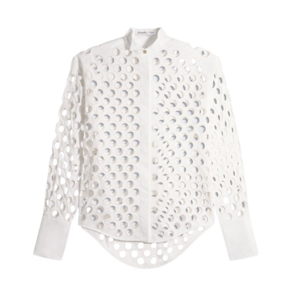 Schiaparelli Tuxedo Shirt Tops in Schiaparelli Authentic Luxury Fashion at Luxury Shoes 