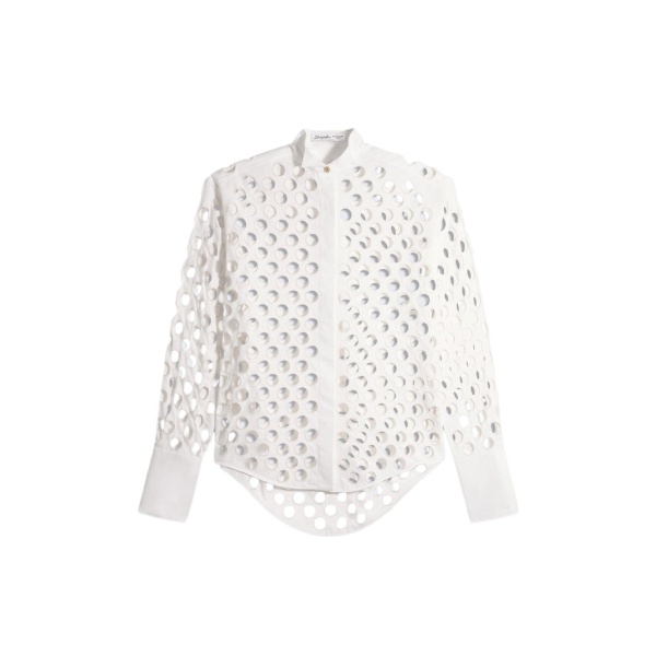 Schiaparelli Tuxedo Shirt Tops in Schiaparelli Authentic Luxury Fashion at Luxury Shoes 