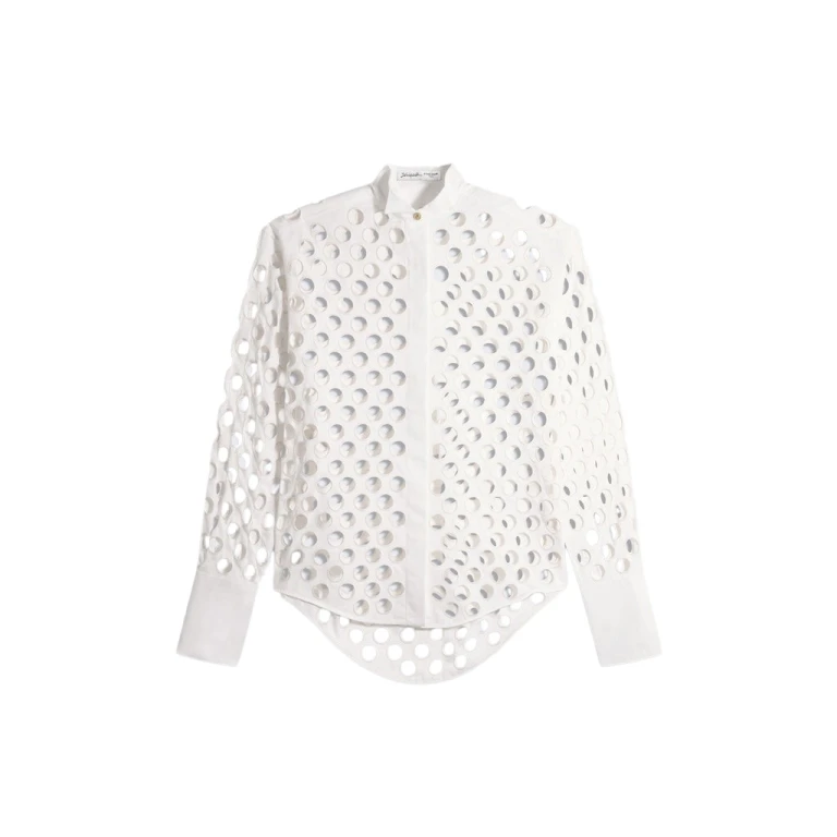 Schiaparelli Tuxedo Shirt Tops in Schiaparelli Authentic Luxury Fashion at Luxury Shoes 