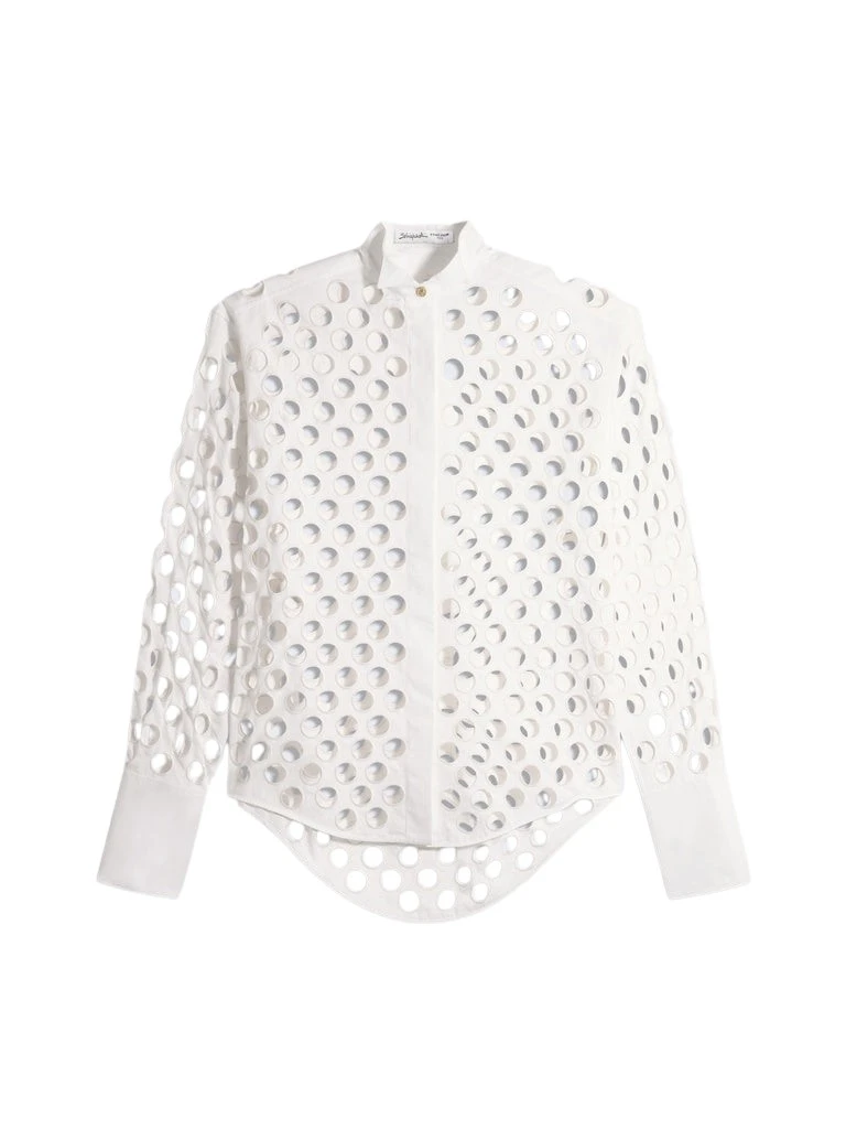 Schiaparelli-Tuxedo-Shirt94537_nobg Schiaparelli Tuxedo Shirt Tops in Schiaparelli Authentic Luxury Fashion at Luxury Shoes