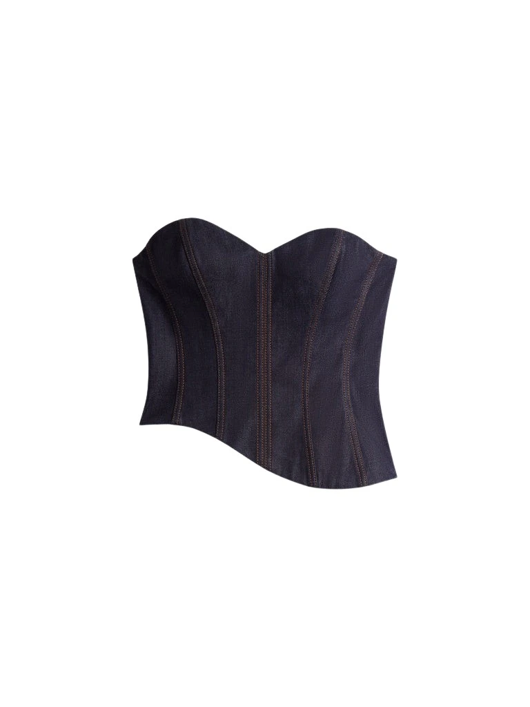 Schiaparelli-Wave-Bustier74059_nobg Schiaparelli Wave Bustier Tops in Schiaparelli Authentic Luxury Fashion at Luxury Shoes
