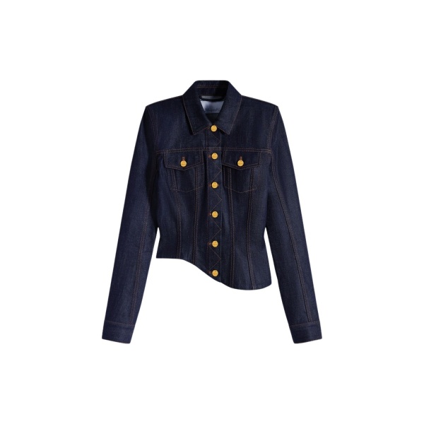 Schiaparelli Wave Denim Jacket Jackets in Schiaparelli Authentic Luxury Fashion at Luxury Shoes 