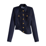 Schiaparelli Wave Denim Jacket Jackets in Schiaparelli Authentic Luxury Fashion at Luxury Shoes 