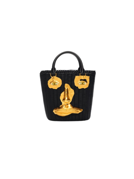 Schiaparelli Wicker Face Bag