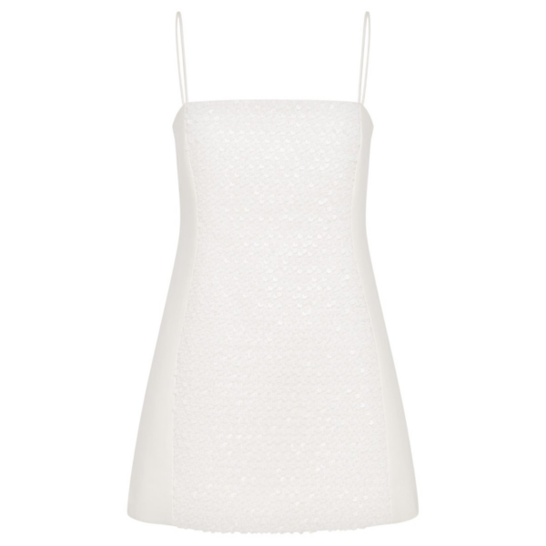 Shona Joy Eluna Panelled Sequin Mini Dress