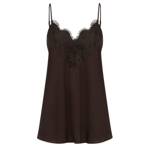 Shona Joy Simona Lace Cami – Espresso