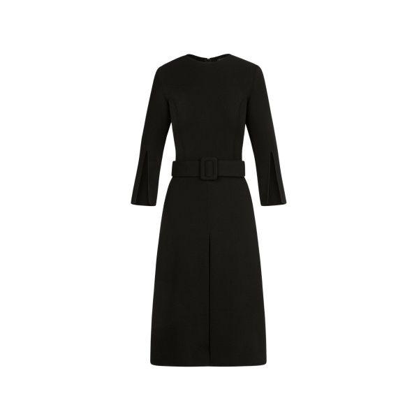 Oscar de la Renta Split-Sleeve Wool-Blend Dress - Dresses - American Luxury Evening Wear at Luxury Shoes 