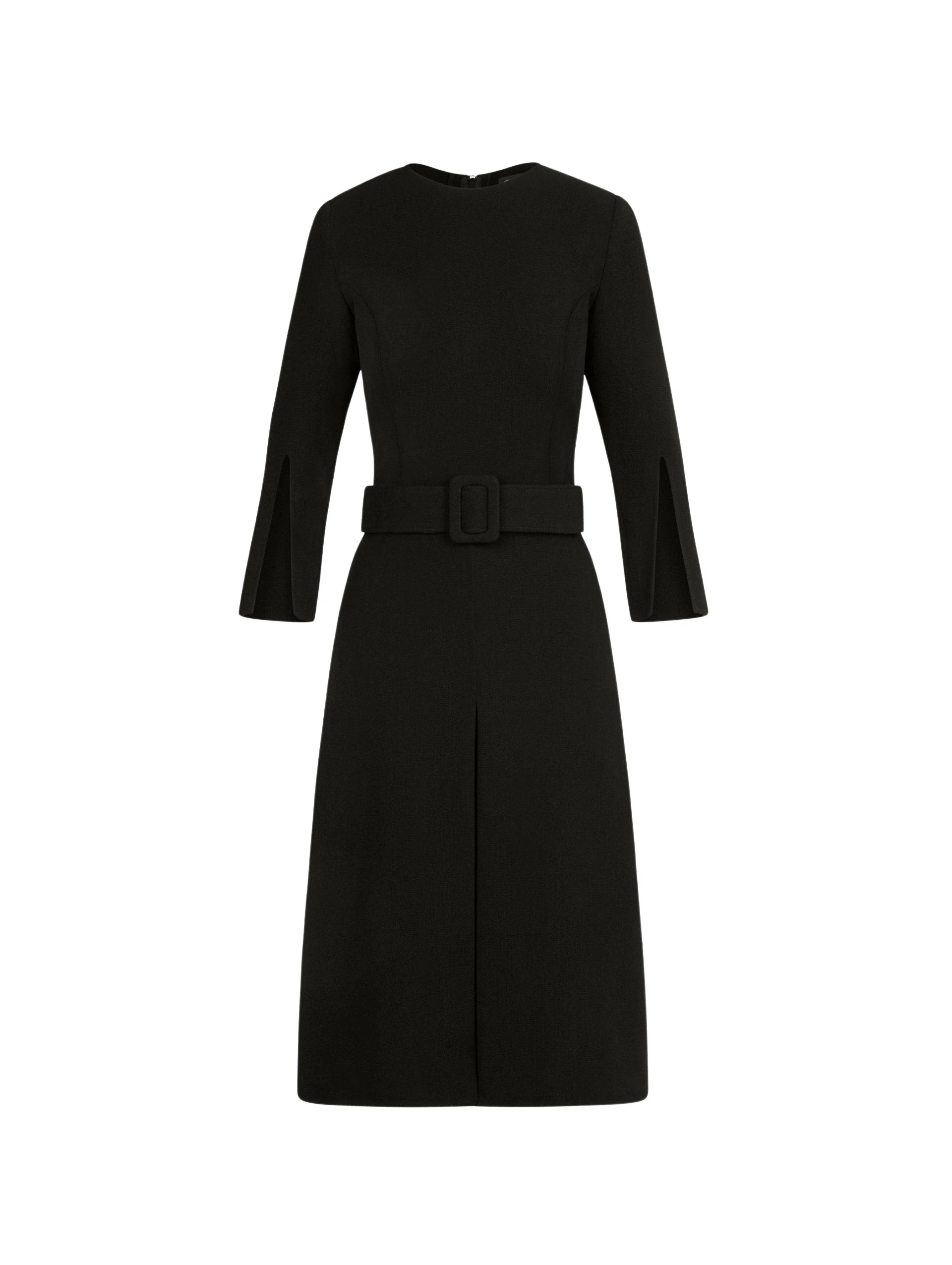 Split-Sleeve-Wool-Blend-Dress-Oscar-de-la-Renta-Dresses42921_nobg Oscar de la Renta Split-Sleeve Wool-Blend Dress