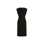 Oscar de la Renta Stitch-Detailed Wool-Blend Pencil Dress
