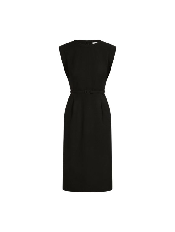 Oscar de la Renta Stitch-Detailed Wool-Blend Pencil Dress - Dresses - American Luxury Evening Wear at Luxury Shoes 