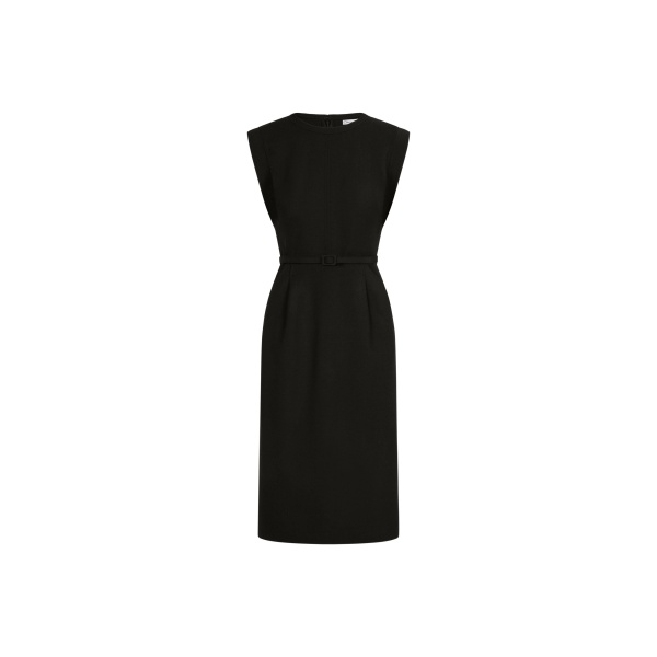 Oscar de la Renta Stitch-Detailed Wool-Blend Pencil Dress - Dresses - American Luxury Evening Wear at Luxury Shoes 
