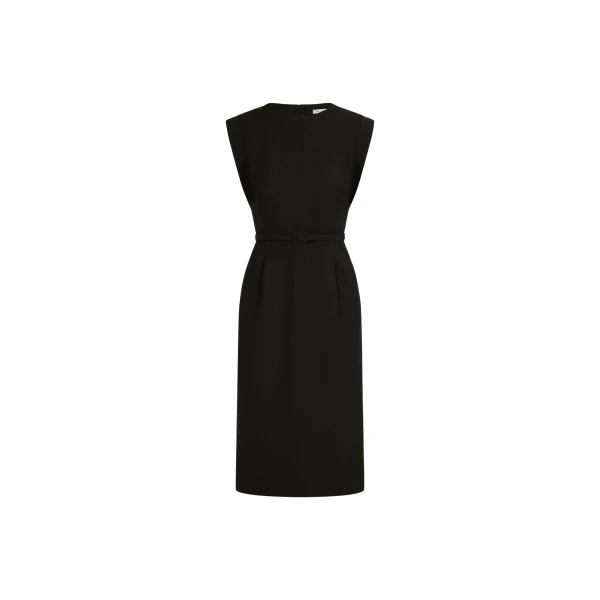 Oscar de la Renta Stitch-Detailed Wool-Blend Pencil Dress - Dresses - American Luxury Evening Wear at Luxury Shoes 
