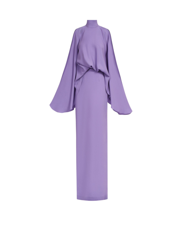 Taller Marmo Bacall Dress In Lavender - Dresses - Italian Luxury Evening Wear at Luxury Shoes 