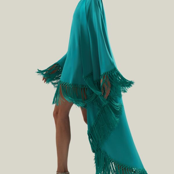 Taller Marmo Cecil Kaftan In Turquoise, view 7