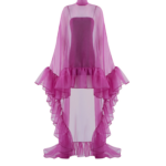 Taller Marmo Lady Bird Kaftan In Pomegranate - Dresses - Italian Luxury Evening Wear at Luxury Shoes 