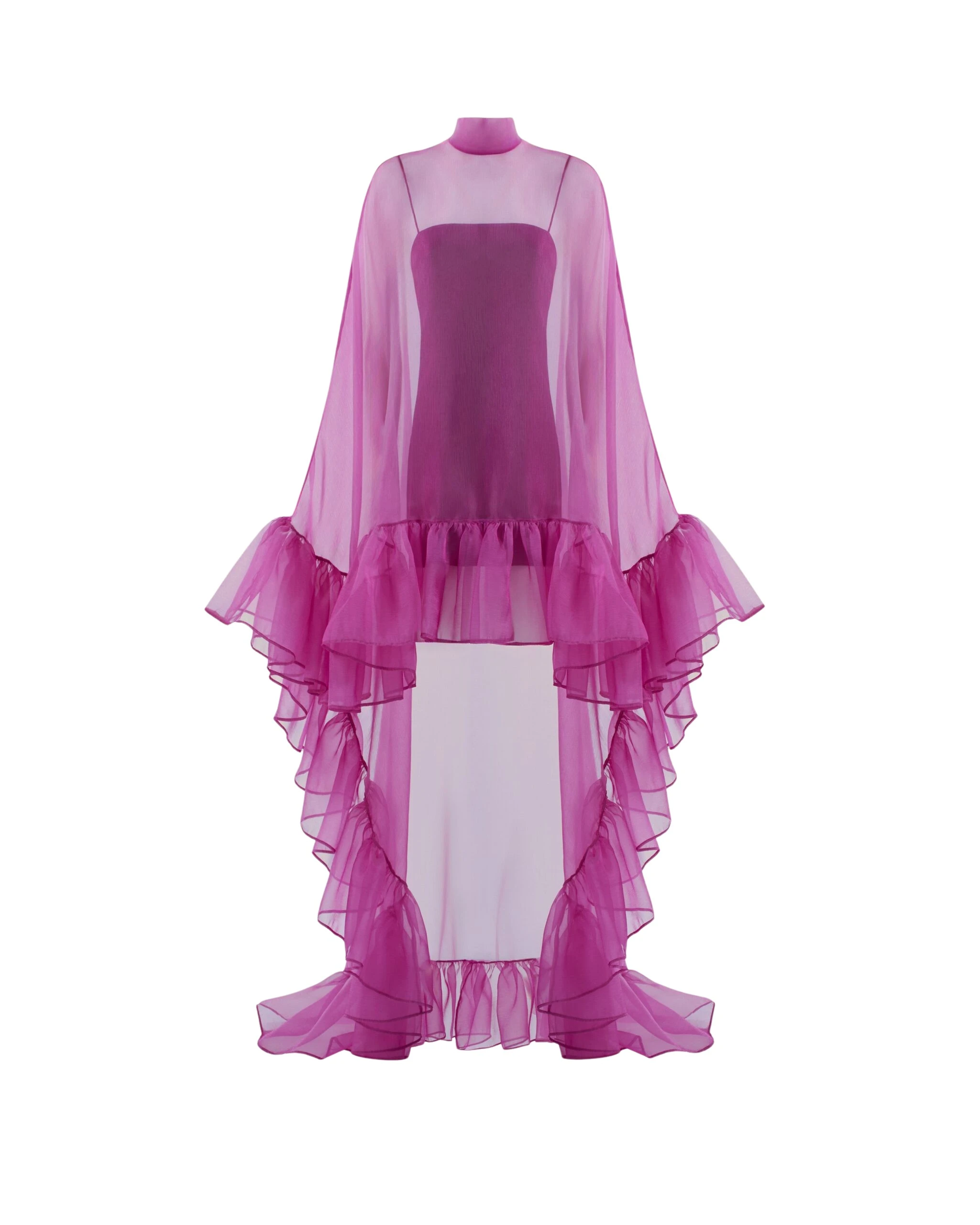 Taller Marmo Lady Bird Kaftan In Pomegranate