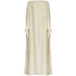 Taller Marmo Mila Kaftan In Latte - Dresses - Italian Luxury Evening Wear at Luxury Shoes 