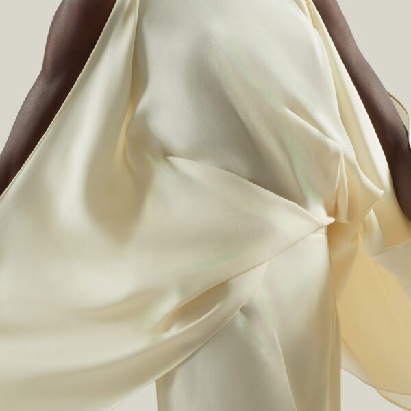 Taller Marmo Mini Bacall Dress In Latte, view 6
