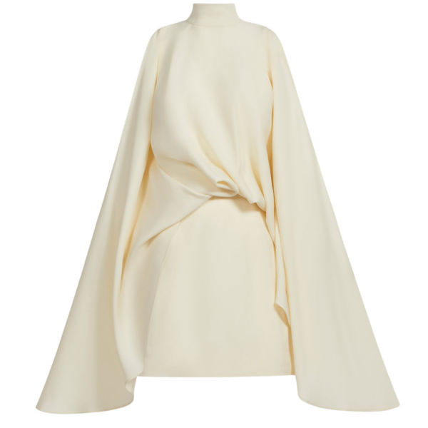 Taller Marmo Mini Bacall Dress In Latte