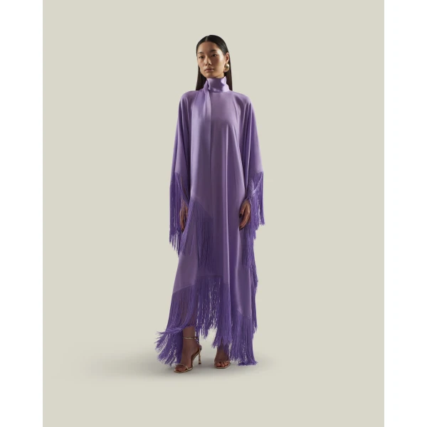 Taller Marmo Mrs Ross Kaftan In Lavender - Dresses - Italian Luxury Evening Wear at Luxury Shoes 