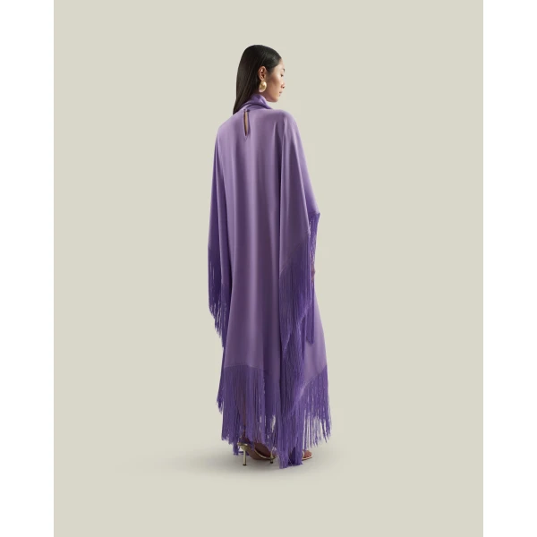 Taller Marmo Mrs Ross Kaftan In Lavender - Dresses - Italian Luxury Evening Wear at Luxury Shoes 