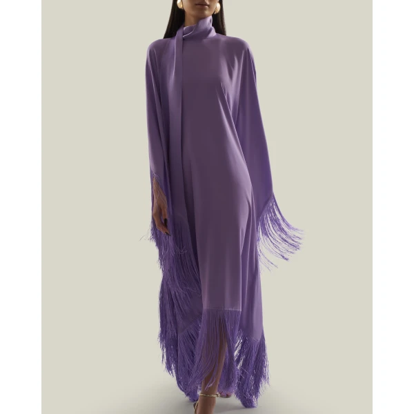 Taller Marmo Mrs Ross Kaftan In Lavender - Dresses - Italian Luxury Evening Wear at Luxury Shoes 