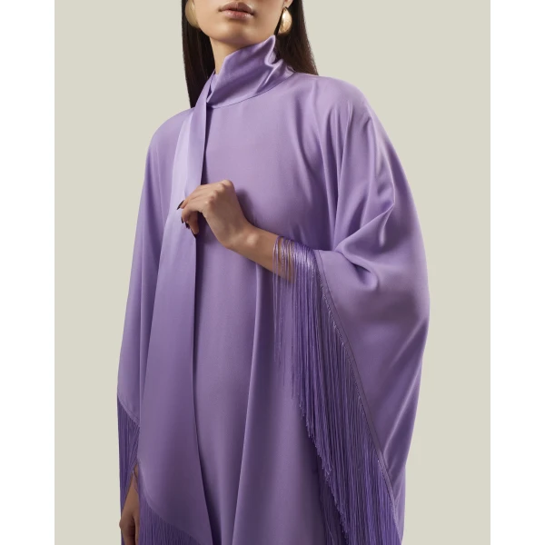 Taller Marmo Mrs Ross Kaftan In Lavender - Dresses - Italian Luxury Evening Wear at Luxury Shoes 