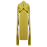 Taller Marmo Nan Dress In Gold Kiwi - Dresses - Italian Luxury Evening Wear at Luxury Shoes 