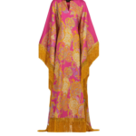 Taller Marmo Pahlavi Kaftan In Multicolor - Dresses - Italian Luxury Evening Wear at Luxury Shoes 