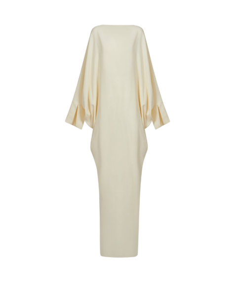 Taller Marmo Truman Kaftan In Latte - Dresses - Italian Luxury Evening Wear at Luxury Shoes 