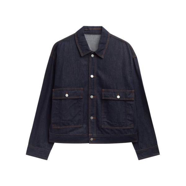 Belden Boxy Denim Jacket - Dark Wash