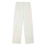 The Frankie Shop Brickell Trousers - Ivory - Oversized Minimalist Pants in Ivory - Shop at Luxury Shoes 