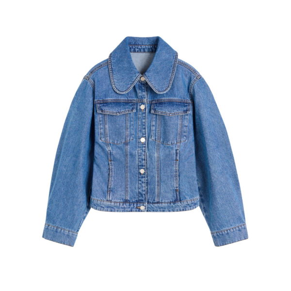 The Frankie Shop By Malene Birger Villies Jacket – Mid Denim Blue