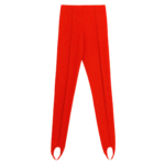 The Frankie Shop Caserta Stirrup Leggings - Red - Oversized Minimalist Pants in Red - Shop at Luxury Shoes 