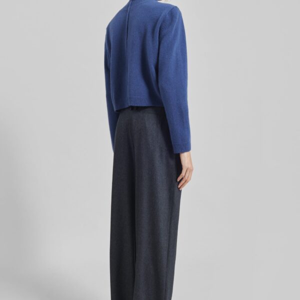 The Frankie Shop Grenaa Wool Turtleneck Sweater – Blue, view 6