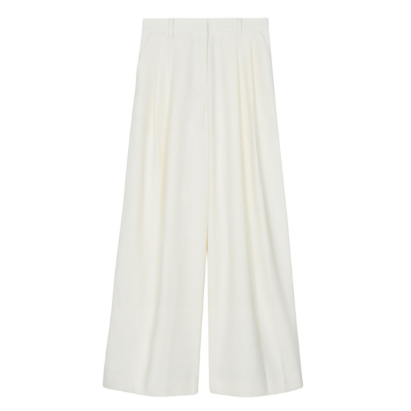 The Frankie Shop Halser Pintuck Trousers – Ivory