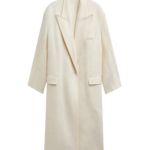 The Frankie Shop John Oversized Coat - Ivory - Oversized Minimalist Coats in Ivory - Shop at Luxury Shoes 
