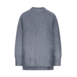 The Frankie Shop Loulou De Saison Safi Lds Cashmere Blend Sweater - Anthracite Melange - Oversized Minimalist Knitwear in Grey - Shop at Luxury Shoes 
