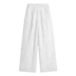 The Frankie Shop Melker Furry Pants - Off White - Oversized Minimalist Pants in White - Shop at Luxury Shoes 