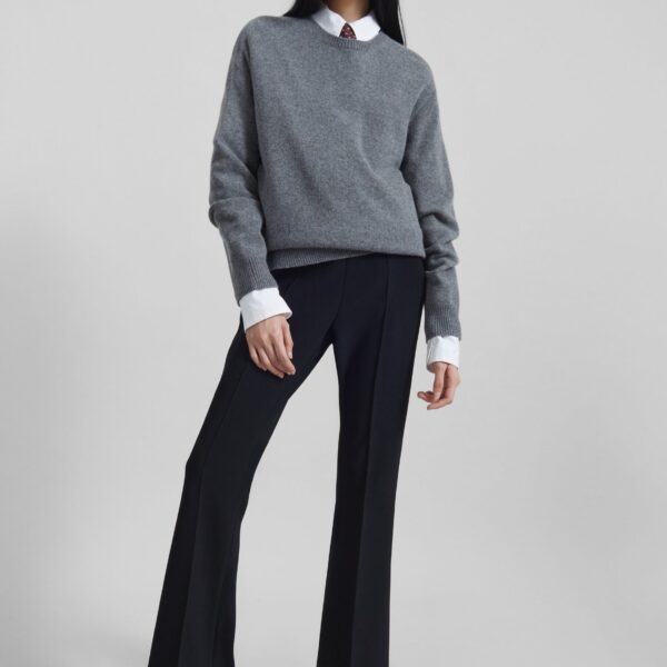 The Frankie Shop Nibelle Bootcut Pants – Black, view 2