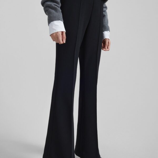 The Frankie Shop Nibelle Bootcut Pants – Black, view 3